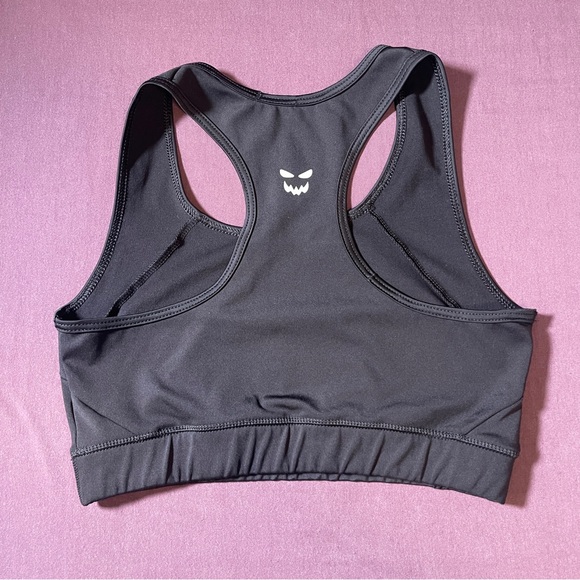 All Villains Black Racerback Sports Bra - Size Large Activewear Basic - Picture 4 of 4